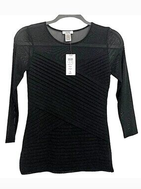 NWT CACHE Soft Mesh Stretch Bandage Top